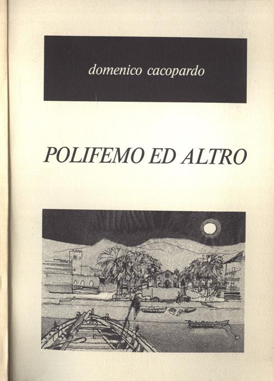 Polifemo ed altro - Domenico Cacopardo - copertina