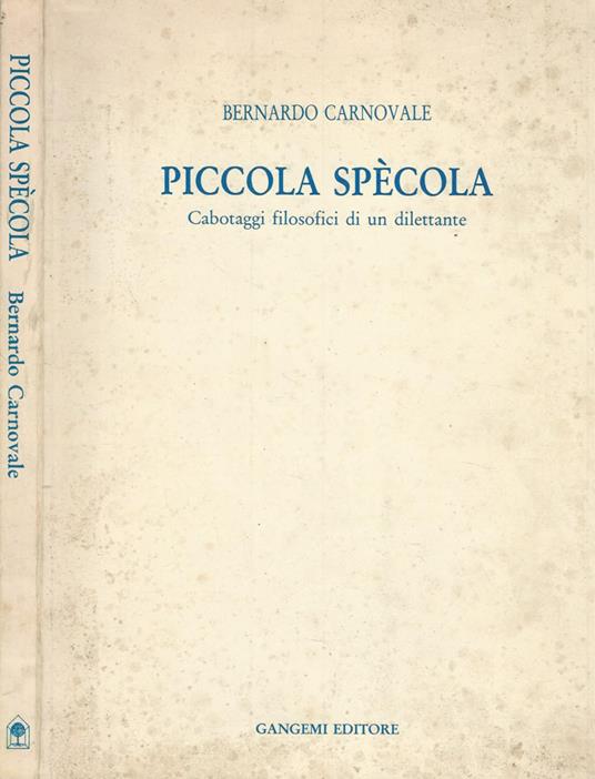 Piccola Spècola - Carole Bernardo - copertina