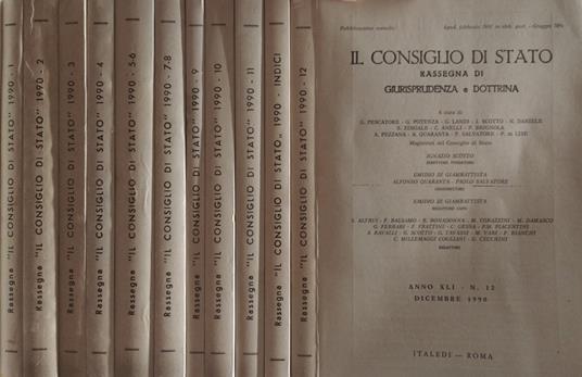 Il consiglio di Stato - copertina