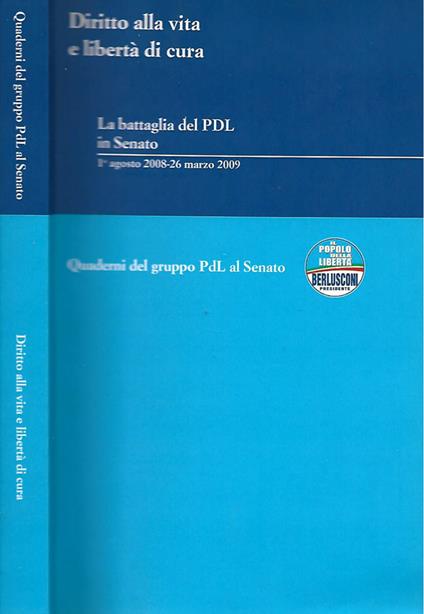 Diritto alla vita e libertà di cura - copertina