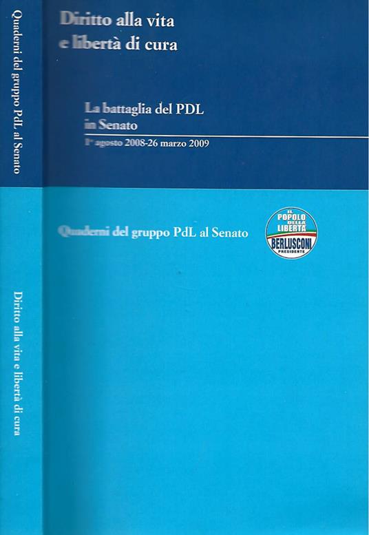 Diritto alla vita e libertà di cura - copertina