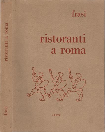 Ristoranti a Roma - Stefano Frasi - copertina