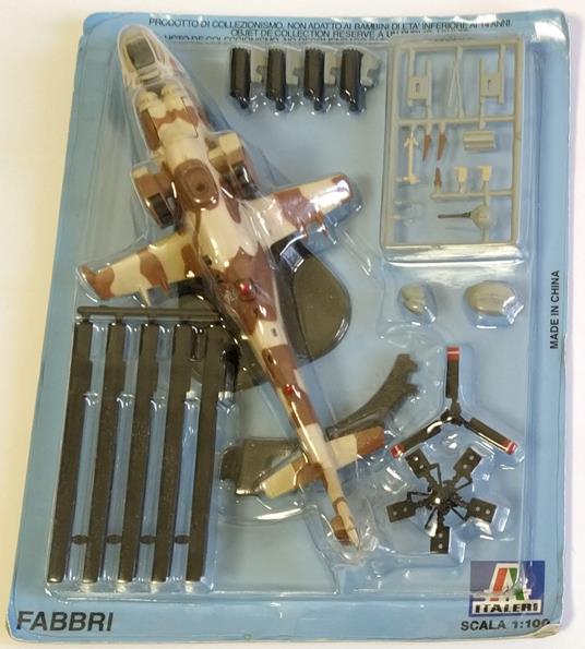 Italeri Fabbri MIL MI-24 HIND D Soviet URSS 1/100 Diecast Metal