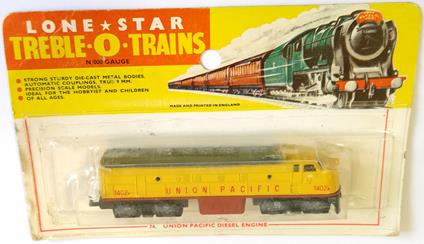 Lone Star Treble-O-Trains N 000 74 Union Pacific Diesel Engine Locomotiva