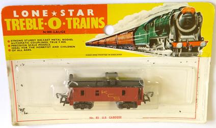 Lone Star Treble-O-Trains N 000 83 US Caboose Vagone Cambusa