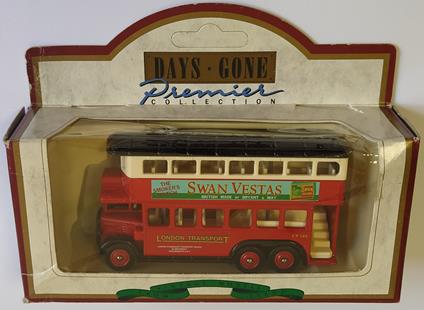 Lledo Days Gone Premier AEC Double Decker Bus Swan Vestas