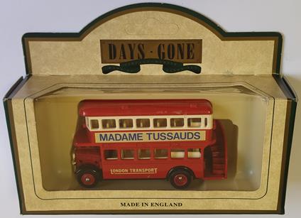 Lledo Days Gone AEC Regent Bus Madame Tussauds London Diecast