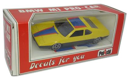 Polistil 1/40 1/41 BMW M1 Pro Car Decals Diecast
