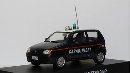 Carabinieri De Agostini Fiat 600 Elettra 2003 1/43 Diecast