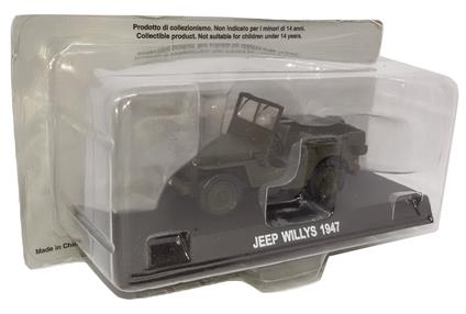 Carabinieri Jeep Willys 1947 1/43 Diecast Esercito Italiano