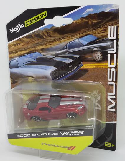 Maisto Design 1/64 2008 Dodge Viper SRT-10 Muscle Diecast