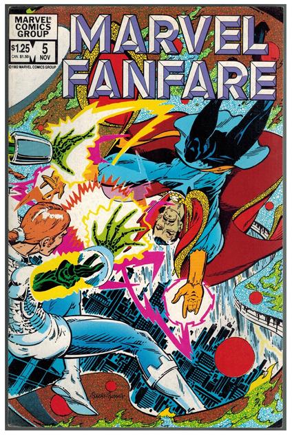 Marvel Fanfare No 5 Marvel Comics 1982 Rogers Russell F - copertina