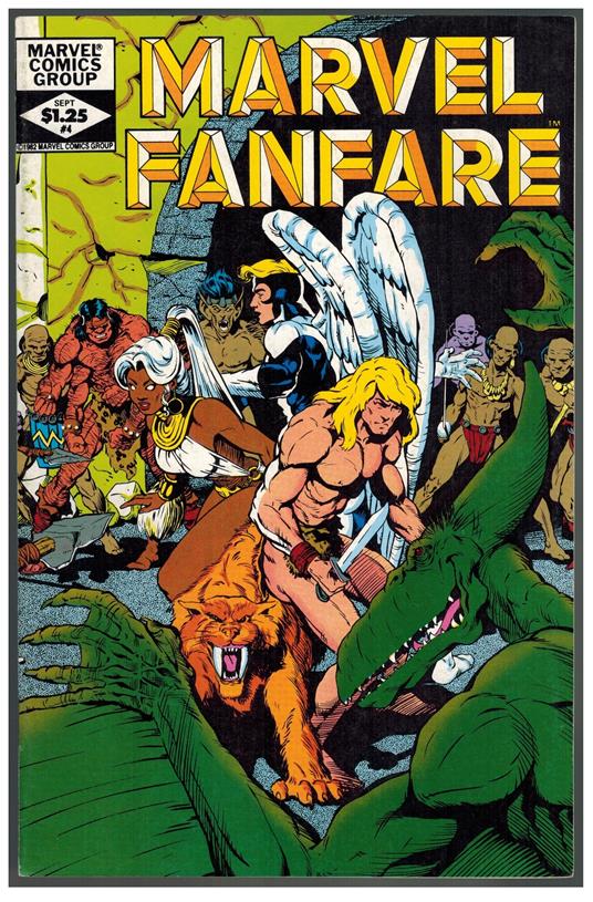 Marvel Fanfare 4 Marvel Comics 1982 Paul Smith Ka-Zar VG - copertina