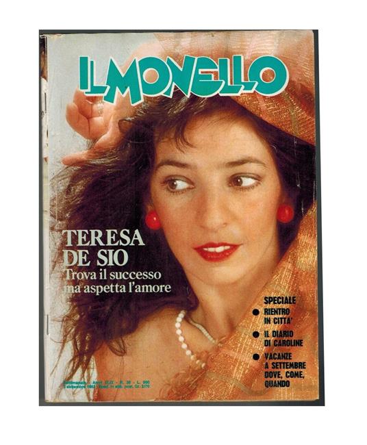 Il Monello 1983 n. 36 Teresa De Sio Vasco Rossi - copertina