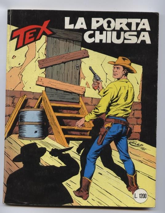 Tex 302 La porta chiusa 1985 - copertina