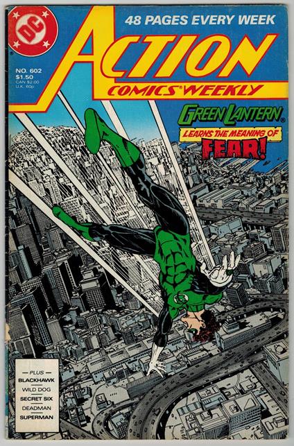Action Comics Weekly 602 DC Comics 1988 G - copertina