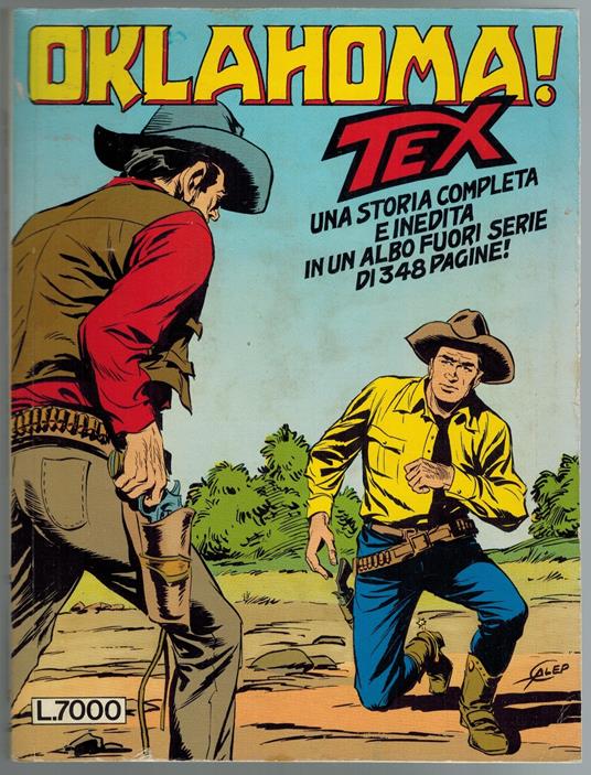 Tex Maxi Oklahoma Bonelli Fuori Serie 1991 Guglielmo Letteri - copertina
