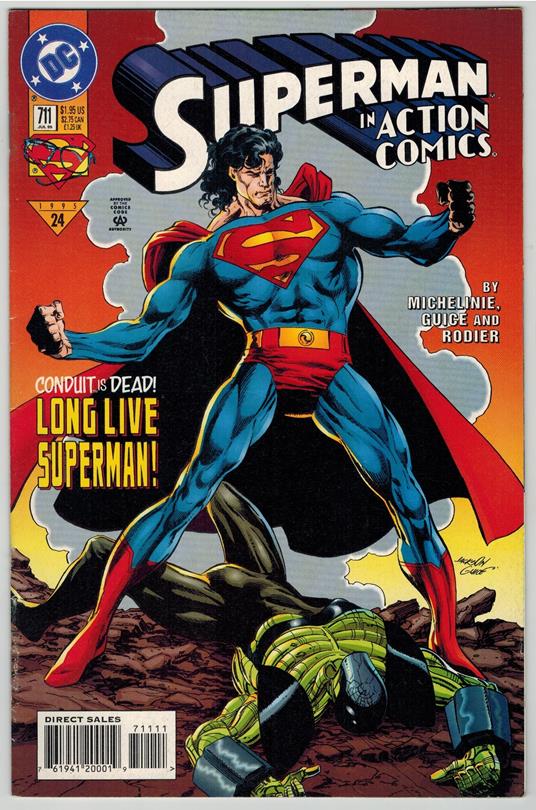 Action Comics 711 Superman DC Comics 1995 VG - copertina