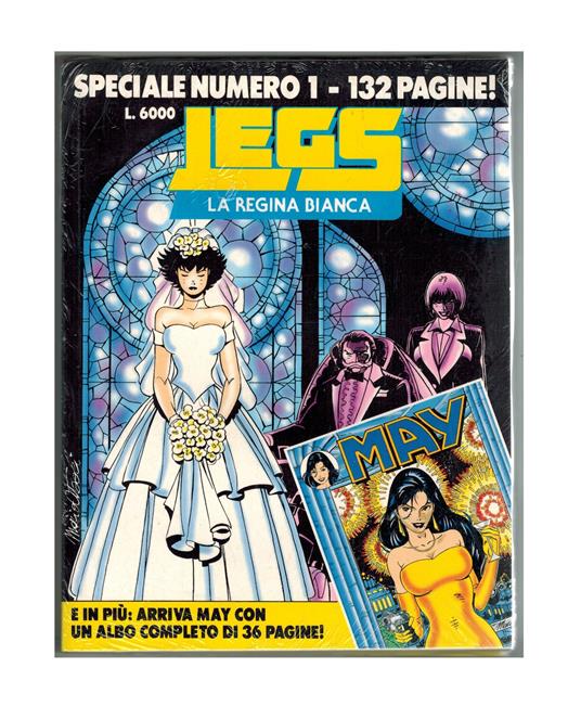 Speciale Legs Weaver 1 La Regina Bianca + May Bonelli 1996 - copertina