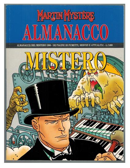 Martin Mystere Almanacco del Mistero 1998 Bonelli Filippucci - copertina