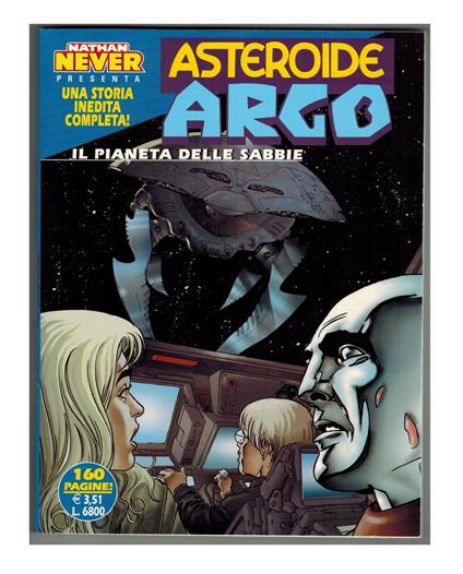 Nathan Never Asteroide Argo Agenzia Alfa 8 Bis Bonelli 2002 - copertina