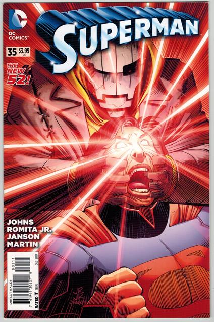 Superman 35 DC Comics 2014 VF John Romita Jr. New 52 - copertina