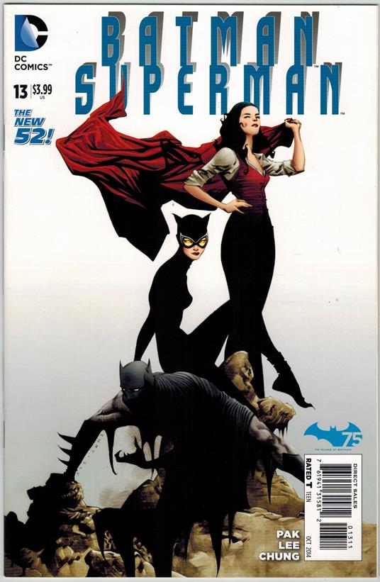 Batman Superman 13 DC Comics 2014 VF Pak Lee Chung New 52 - copertina