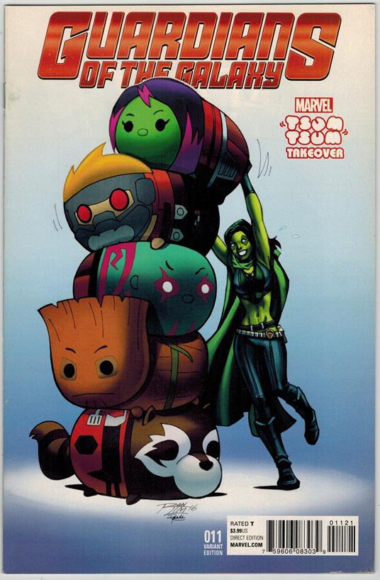 Guardians of the Galaxy 11 Variant Edition Tsum Tsum Marvel 2016 VF - copertina