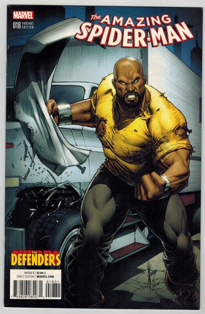 The Amazing Spider-Man 18 Defenders Variant Marvel Comics 2016 VF - copertina