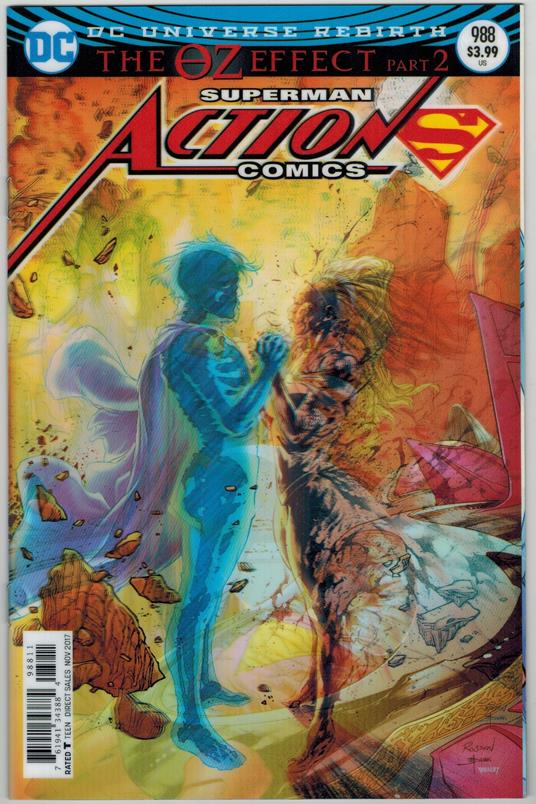 Superman Action Comics 988 Lenticular Variant Cover DC Comics 2017 - copertina
