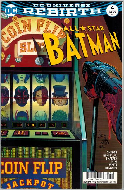 All-Star Batman 4 DC Comics 2017 VF Romita Jr - copertina