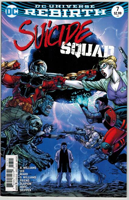 Suicide Squad 7 DC Comics Rebirth 2017 VF Jim Lee Variant - copertina