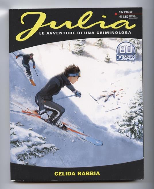 Julia 268 Gelida Rabbia Bonelli 2021 - copertina