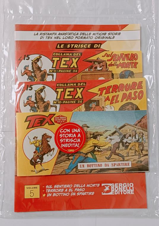 Le Strisce di Tex 5 Bonelli Gazzetta dello Sport 2021 - copertina