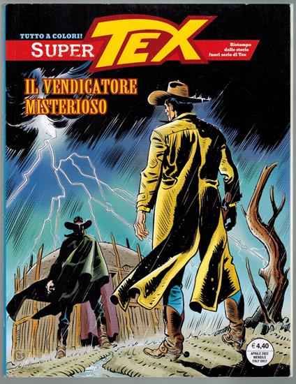Super Tex 6 Il Vendicatore Misterioso Bonelli 2022 Venturi Capitanio - copertina