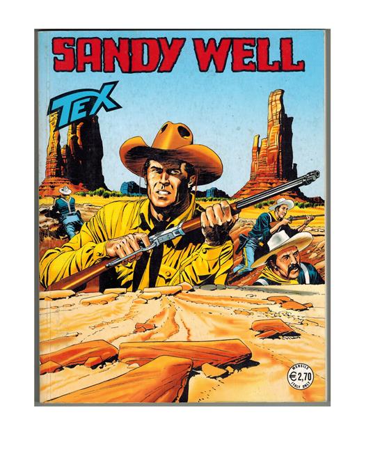 Tex 562 Sandy Well Del Vecchio Bonelli - copertina