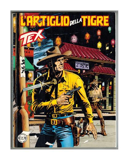 Tex 587 L'Artiglio della Tigre Venturi Bonelli - copertina