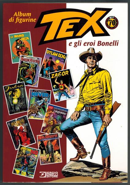 Tex e gli Eroi Bonelli Pocket Album Vuoto - copertina
