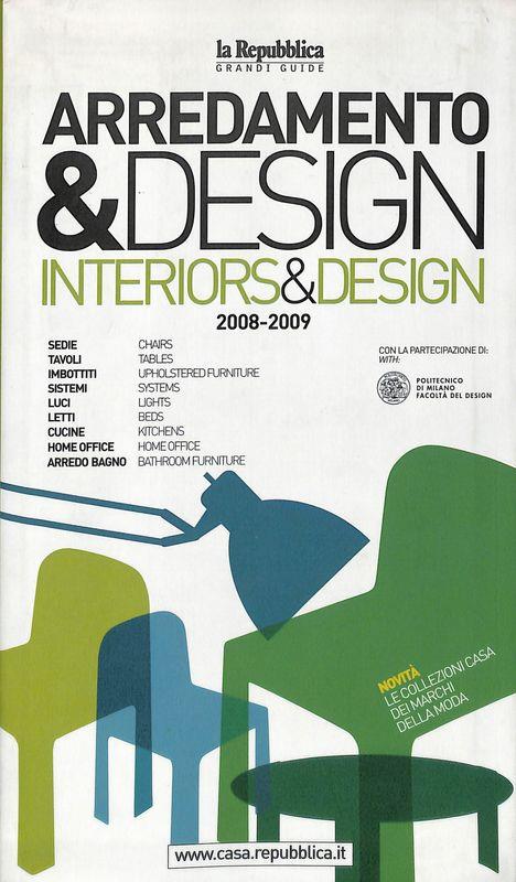 Arredamento & design. Interiors & design 2008-2009 - copertina