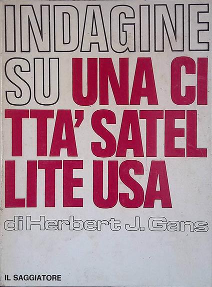 Indagine su una città satellite USA - copertina