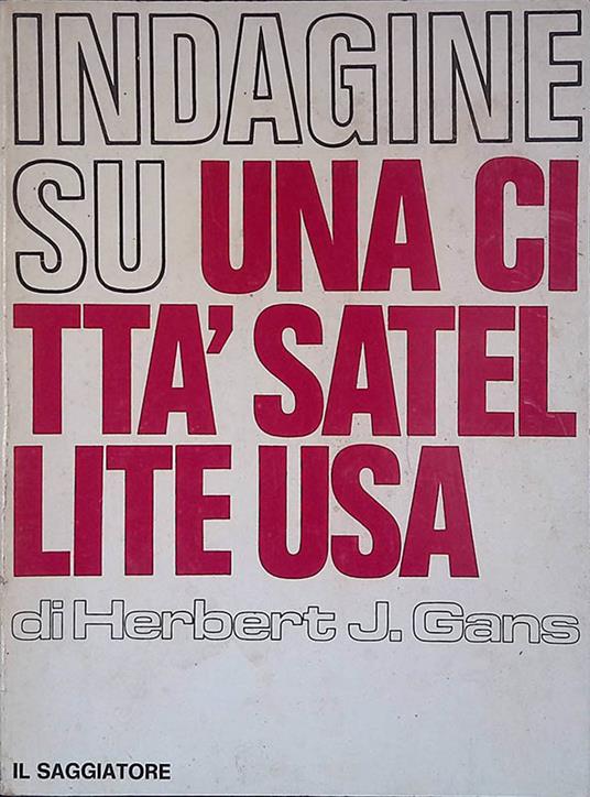 Indagine su una città satellite USA - copertina