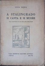 A Stalingrado si canta e si muore. Dal taccuino di un franco-tiratore