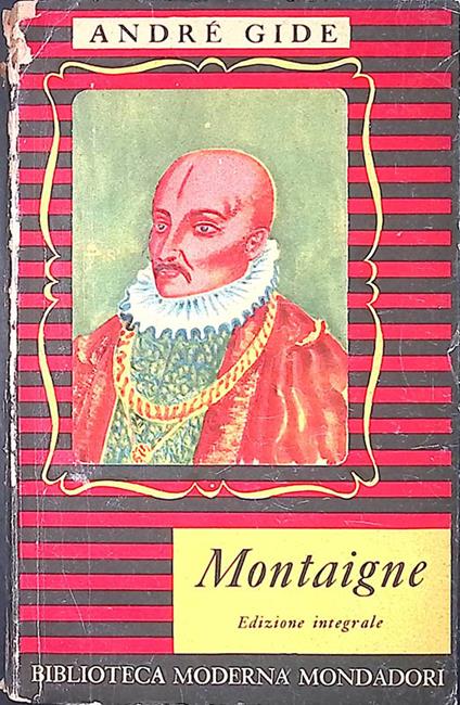 Montaigne - André Gide - copertina