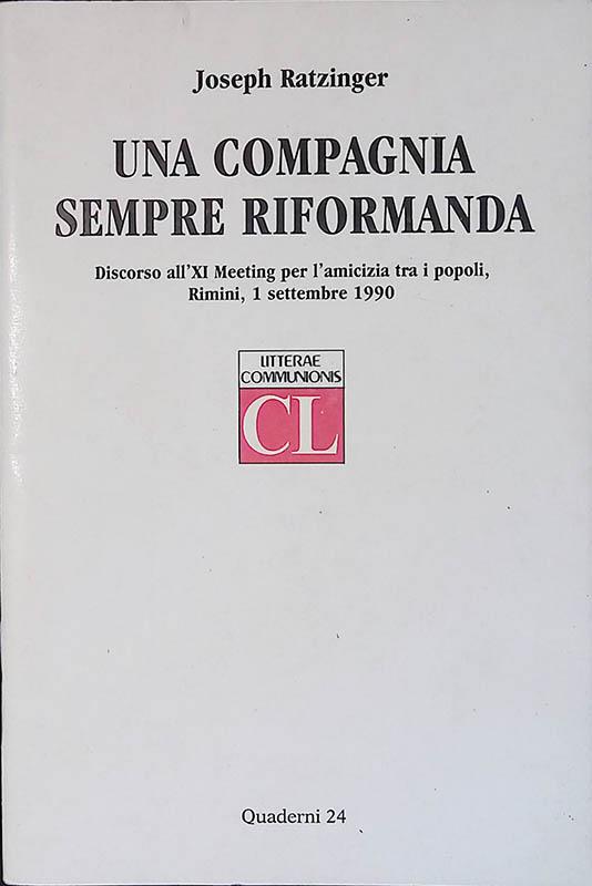 Una compagna sempre riformanda - copertina