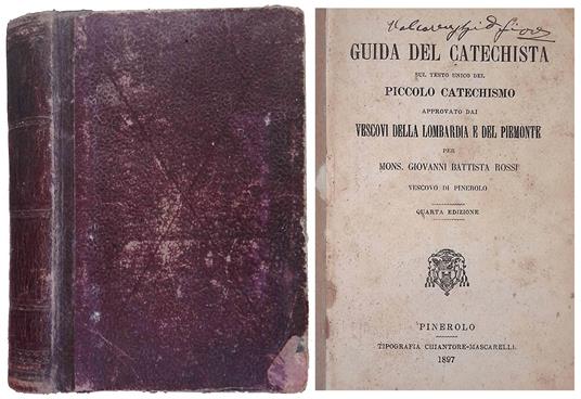 Guida del Catechista sul testo unico del Piccolo Catechismo. Approvato dai Vescovi della Lombardia e del Piemonte - copertina