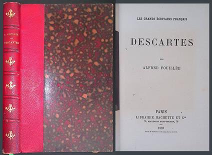 Descartes - Alfred Fouillée - copertina