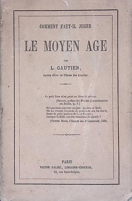 Le Moyen Age - copertina