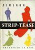 Strip-tease - Georges Simenon - copertina