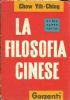 La filosofia cinese - Yih-Ching Chow - copertina