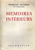 Memoires Interieurs - François Mauriac - copertina